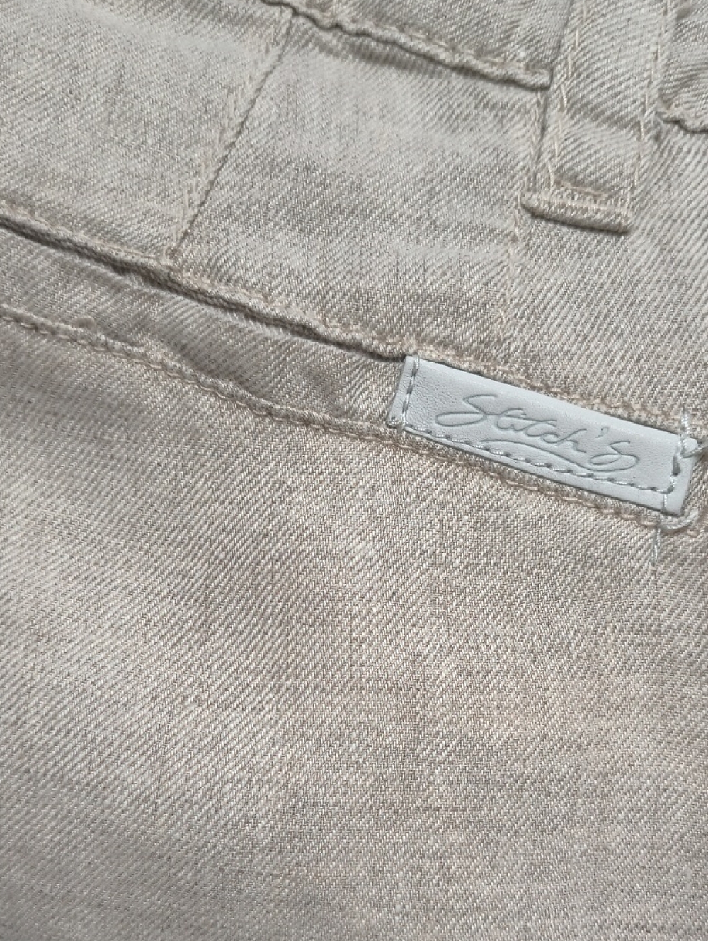 NEW STITCH'S Size 27 Pants Bundle Beige LINEN CHINOS & Ex Boyfriend Jeans - Picture 9 of 11